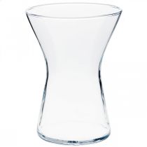 X-glass vase clear Ø14cm H19cm