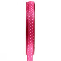 Product Gift ribbon dotted decorative ribbon pink 10mm 25m