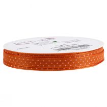 Product Gift ribbon dotted decorative ribbon orange 10mm 25m