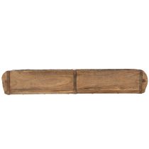 Product Wooden Tray with two compartments Authentic brick mould for home or office décor 60cm