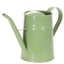 Product Vintage metal indoor watering can, mint green, 1.7L, decorative vase, retro design, H23cm