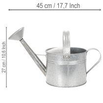 Product Vintage zinc watering can, 27cm - planter for garden and patio, metal flower pot
