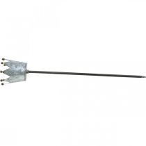 Product Tealight holder crown for sticking zinc Ø9.5cm H50cm