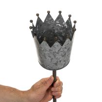 Product Decorative crown in antique look for flower bed or plant pot, 95cm