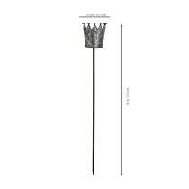 Product Decorative crown in antique look for flower bed or plant pot, 95cm