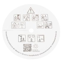 Product Candle in a zinc bucket for atmospheric decoration on terrace and balcony 15cm