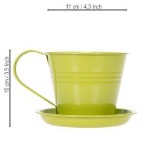 Product Cup for planting, stylish plant pot for individual decorating ideas, 11cm, 6 pieces