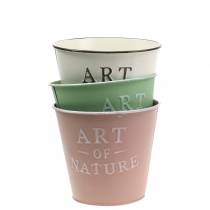 Product Flower pot zinc Ø15cm H13.5cm Different colors