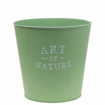 Product Flowerpot zinc Art of Nature mint green Ø17.5cm H15cm