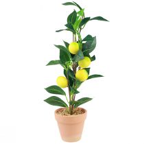 Product Lemon tree in a pot, artificial plant 42cm - Mediterranean decoration artificial tree