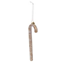 Product Candy cane glass ornament, nostalgic Christmas tree decoration, 22cm