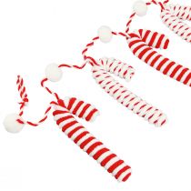 Product Candy Cane Garland Christmas Red White Decoration 120cm