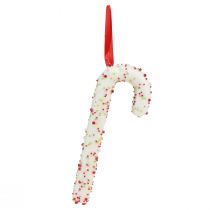 Product Candy Cane Decoration Christmas Hanging White Colorful 20cm Set of 6