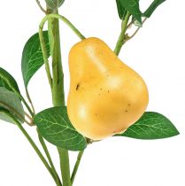 Product Artificial decorative pear branch, yellow, 75cm, fruit branch, artificial flower decoration