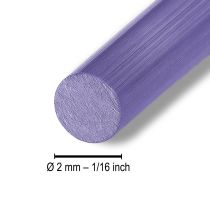 Product Aluminum wire 2mm 100g lavender