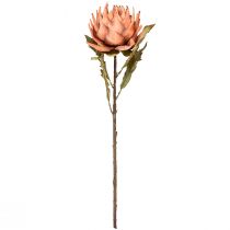 Product Artichoke Artificial Flower Autumn Orange Dry Look Ø15cm 73cm