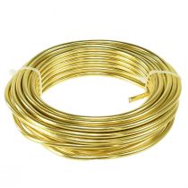 Product Craft wire aluminium gold Ø5mm, 500g – Perfect for jewelry, floristry &amp; decoration