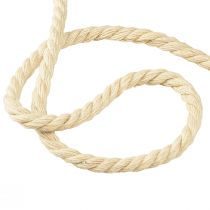 Product Cotton cord decorative cord cream Ø5mm wooden spool with 7m each 2pcs