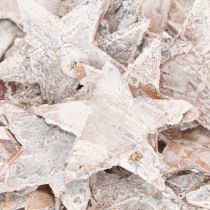 Product Birch stars mini 2cm - 2.5cm whitewashed 150 pcs