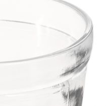 Product Flowerpot Glass Planter Transparent Ø11cm H10.5cm 2pcs