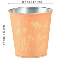 Product Metal flower pot, planter, peach yellow, Ø11.5cm H11.5cm