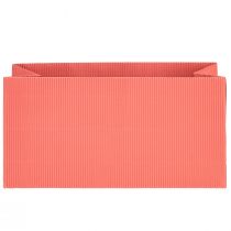 Product Flower bag extra long with foil salmon pink 24x12cm 6 pcs