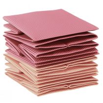 Product Flower pot flower bag pink salmon 12cmx12cm 6 pcs