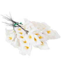 Product Calla lilies on wires, small, white, 50 pieces