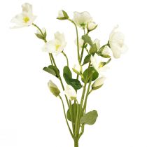 Product Christmas roses artificial flowers white Christmas decoration 37cm 2pcs
