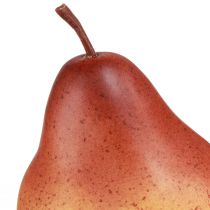 Product Decorative pear, yellow-brown, autumn, harvest, table decoration set of 4, Ø8.5cm