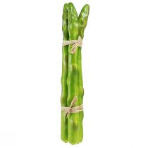 Product Decorative Asparagus Green Artificial Vegetables L22cm Ø1.5cm 3pcs