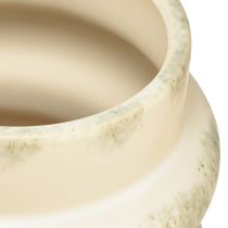 Product Decorative planter for dried arrangements cream grey-green 16×16cm