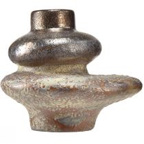 Product Decorative vase ceramic metallic look decorative vase 19×18×16cm