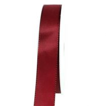 Product Gift ribbon Bordeaux 25mm 50m