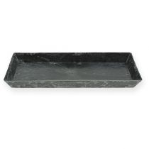 Product Decorative tray anthracite 27cm x 12cm
