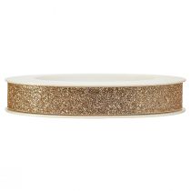 Product Decorative ribbon champagne glitter ribbon decorative ribbon W15mm L18m