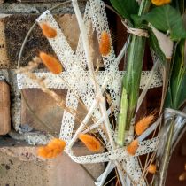 Product Lace ribbon cream crochet ribbon decorative ribbon W18mm L20m