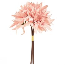 Product Decorative flowers Dahlia Artificial Pink Flower Ø15cm L28cm 3 pcs