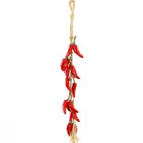 Product Decorative Hanging Summer Chili Peppers Red Artificial L50cm