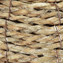 Product Decorative balls for hanging balls straw grey Ø15cm 3pcs