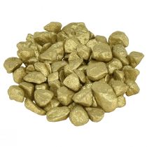 Product Decorative stones, table decoration, scatter decoration, yellow gold, 9mm–13mm, 2kg