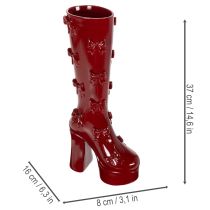 Product Decorative vase boot with bow design 37cm