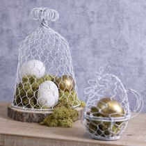 Product Vintage wire bell for rustic country-style table decorations, 23cm