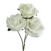 Product Foam Rose Ø6cm White 27 pcs