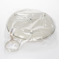 Product Decorative metal bowl with handle for modern living room design and table decoration 31cm