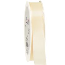 Product Gift ribbon and decorative ribbon cream taffeta ribbon 25mm 50m