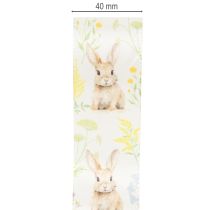 Product Gift ribbon with Easter bunny motif for festive packaging, 15m