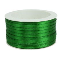 Product Gift ribbon decorative ribbon satin ribbon 6mm 50m dark green