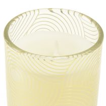 Product Gift set room fragrance scented candles in a glass vanilla scent