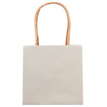 Product Gift bag with handles Gift bag grey 12×12cm 8 pcs
